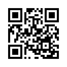 Fictional QR containing the menu address, without a caption in the PNG.